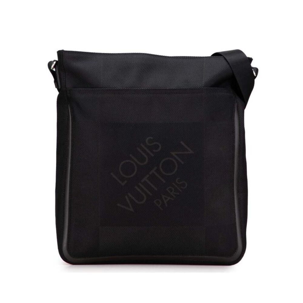 Pre Loved louis vuitton District PM Messenger Bag Women Black Crossbody Bags - Picture 1 of 8